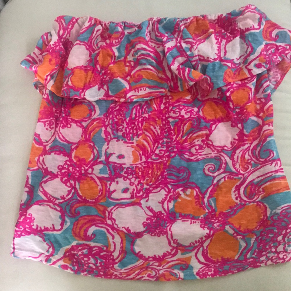 Lilly strapless top